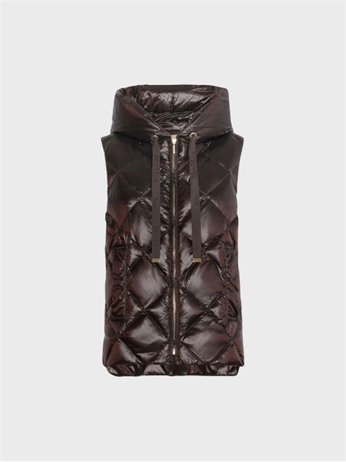 Short quilted diamond padded vest MAX MARA THE CUBE | 2629296055600027